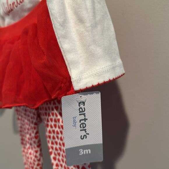 Carter’s 3 Month Baby Valentine’s Day Tutu Two-Piece Set - Picture 8 of 11